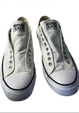 Converse Chuck Taylor All Star Slip On Laceless Sneaker White 164301F Men's 13